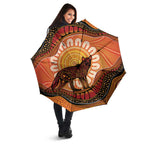 Indigenous Dingo Australia Umbrella Australian Aboriginal Art Proud
