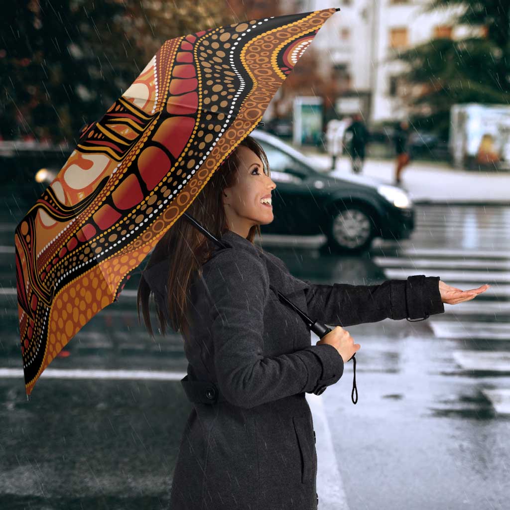 Indigenous Dingo Australia Umbrella Australian Aboriginal Art Proud