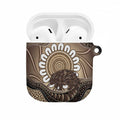 Indigenous Echidna Australia AirPods Case Australian Aboriginal Art Proud