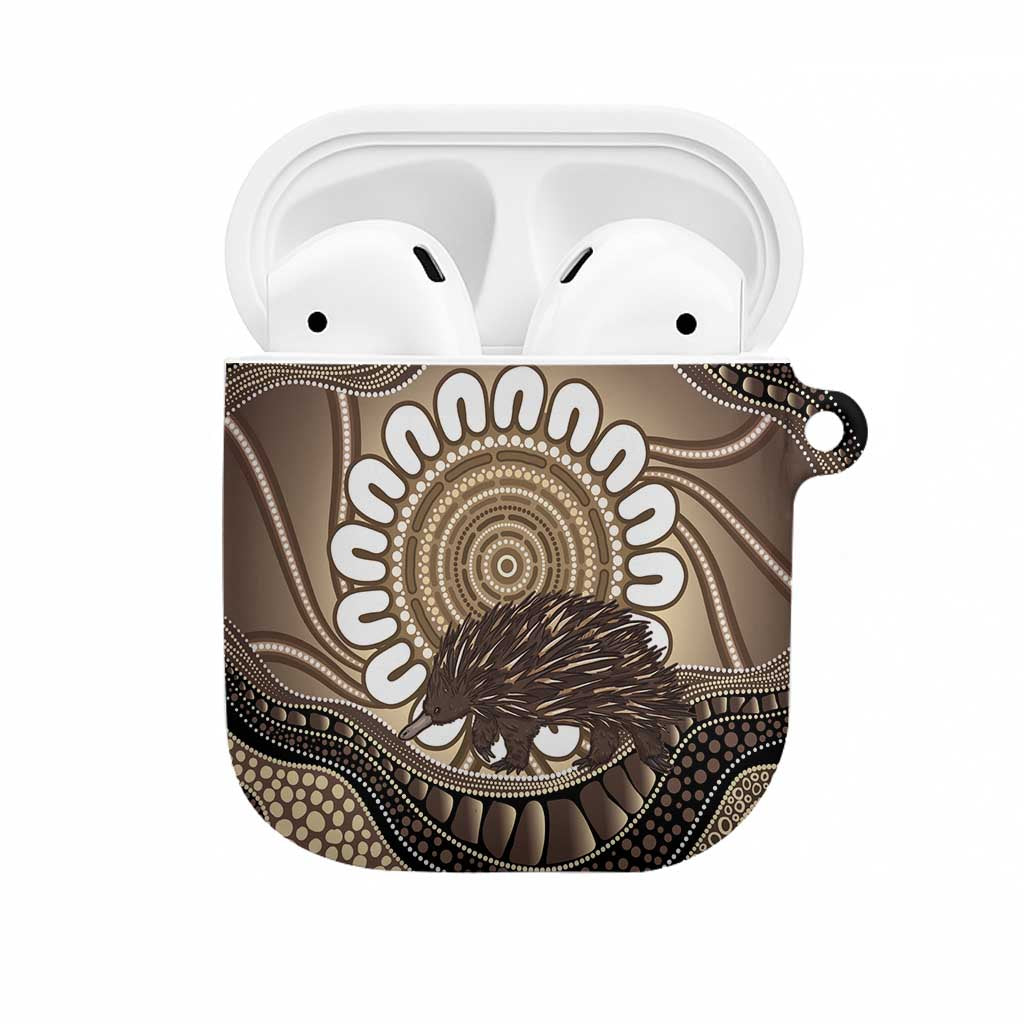 Indigenous Echidna Australia AirPods Case Australian Aboriginal Art Proud
