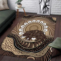 Indigenous Echidna Australia Area Rug Australian Aboriginal Art Proud
