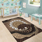 Indigenous Echidna Australia Area Rug Australian Aboriginal Art Proud