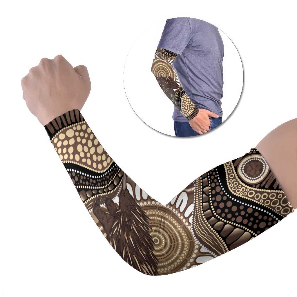 Indigenous Echidna Australia Arm Sleeves Australian Aboriginal Art Proud