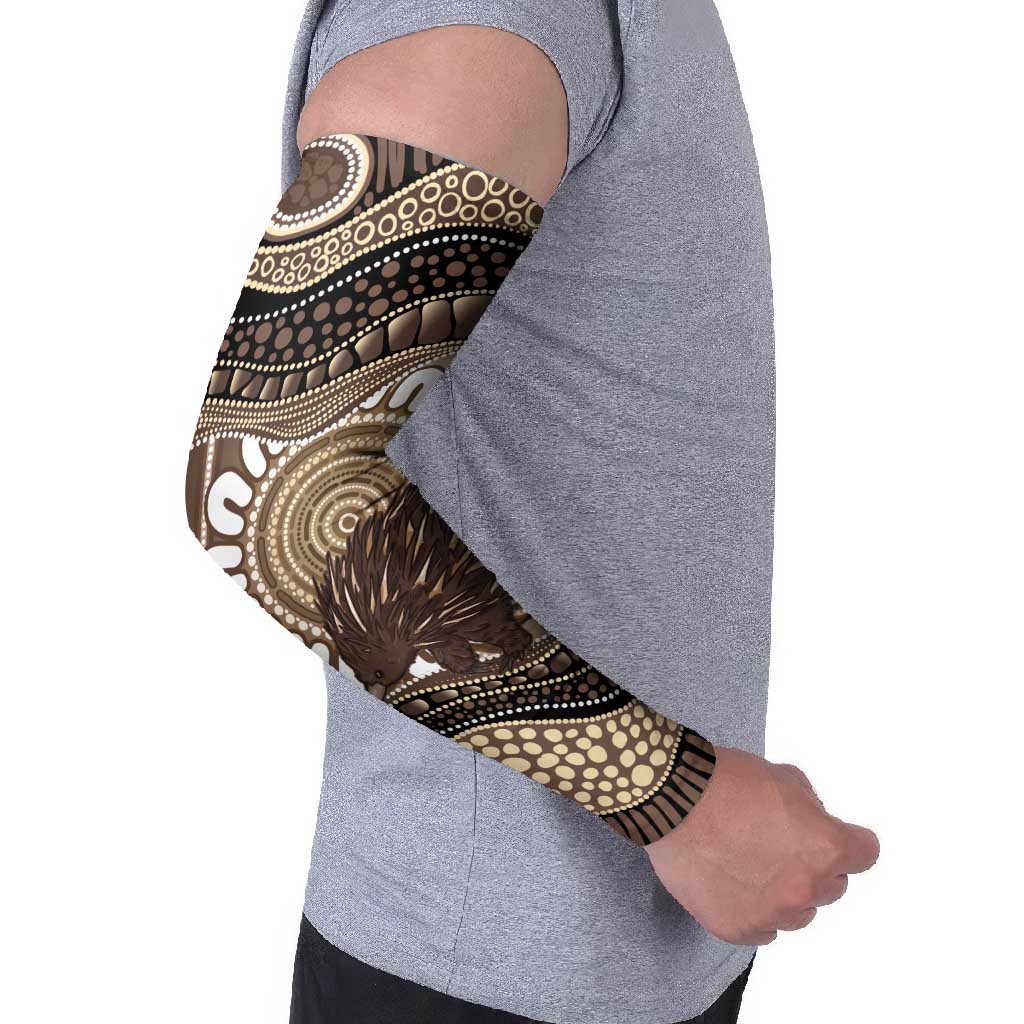 Indigenous Echidna Australia Arm Sleeves Australian Aboriginal Art Proud
