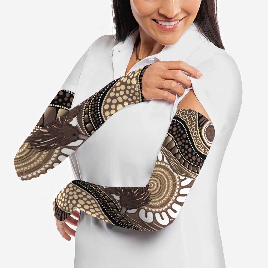 Indigenous Echidna Australia Arm Sleeves Australian Aboriginal Art Proud