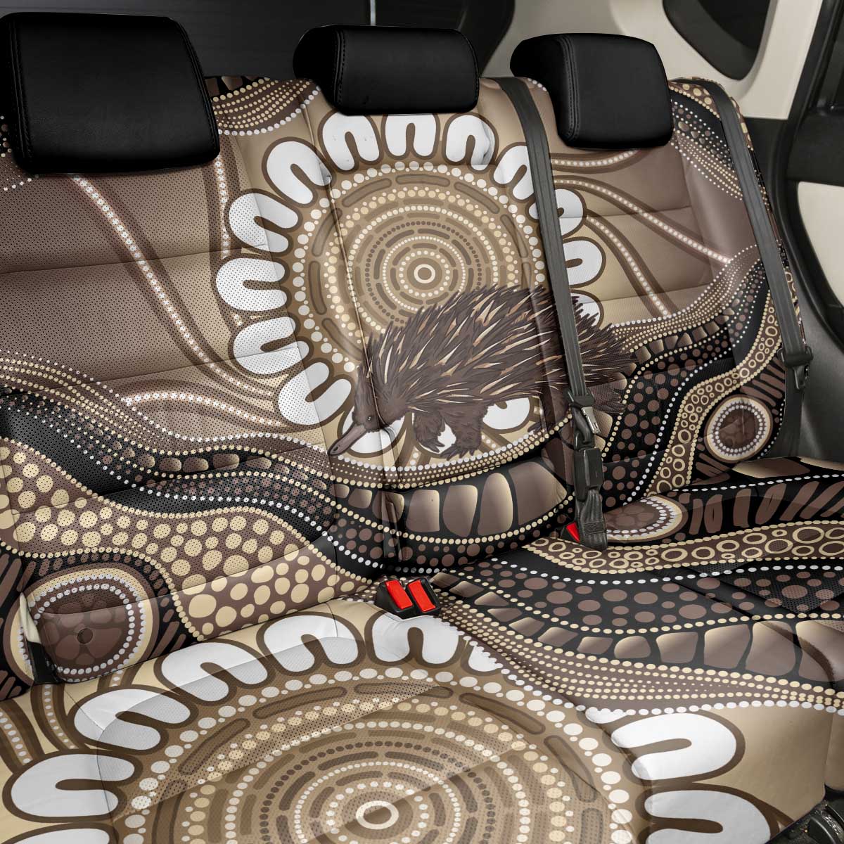 Indigenous Echidna Australia Back Car Seat Cover Australian Aboriginal Art Proud