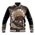 Indigenous Echidna Australia Baseball Jacket Australian Aboriginal Art Proud
