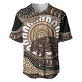 Indigenous Echidna Australia Baseball Jersey Australian Aboriginal Art Proud