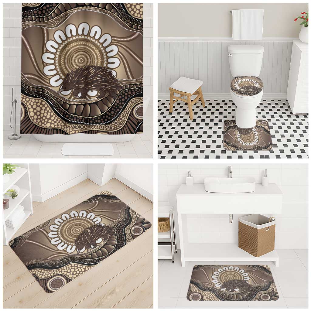 Indigenous Echidna Australia Bathroom Set Australian Aboriginal Art Proud