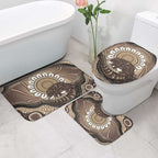 Indigenous Echidna Australia Bathroom Set Australian Aboriginal Art Proud