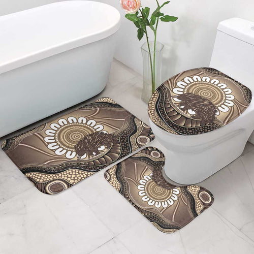 Indigenous Echidna Australia Bathroom Set Australian Aboriginal Art Proud