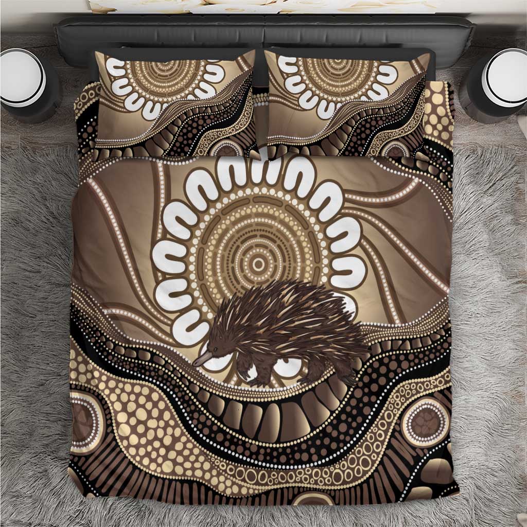 Indigenous Echidna Australia Bedding Set Australian Aboriginal Art Proud