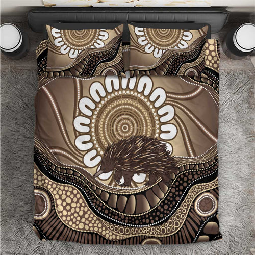 Indigenous Echidna Australia Bedding Set Australian Aboriginal Art Proud