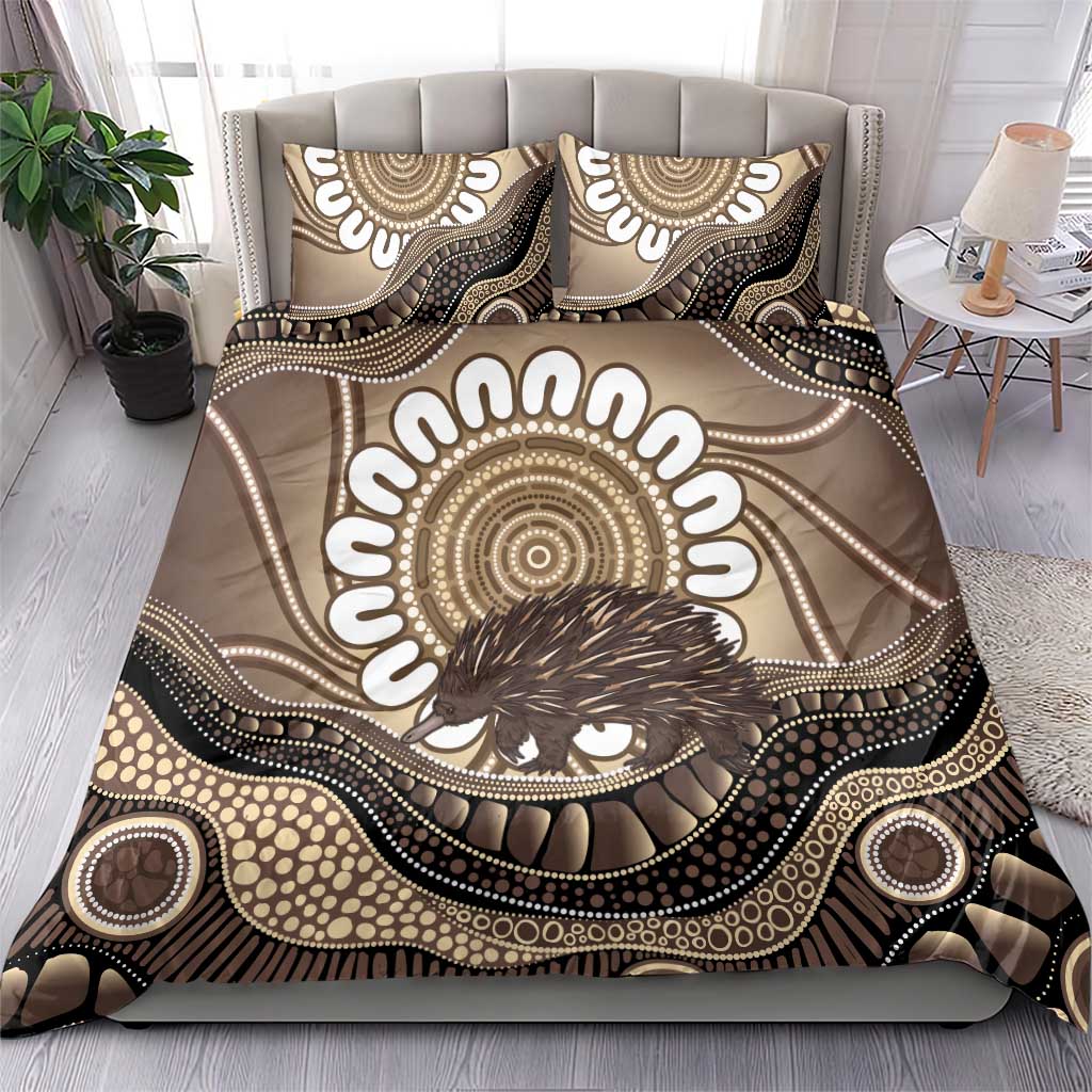 Indigenous Echidna Australia Bedding Set Australian Aboriginal Art Proud