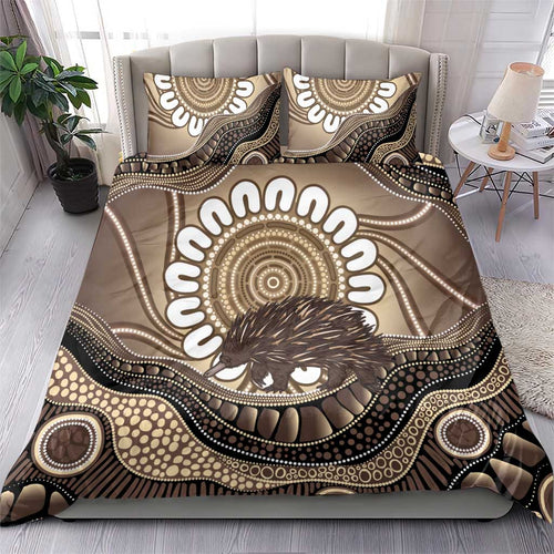 Indigenous Echidna Australia Bedding Set Australian Aboriginal Art Proud