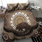 Indigenous Echidna Australia Bedding Set Australian Aboriginal Art Proud