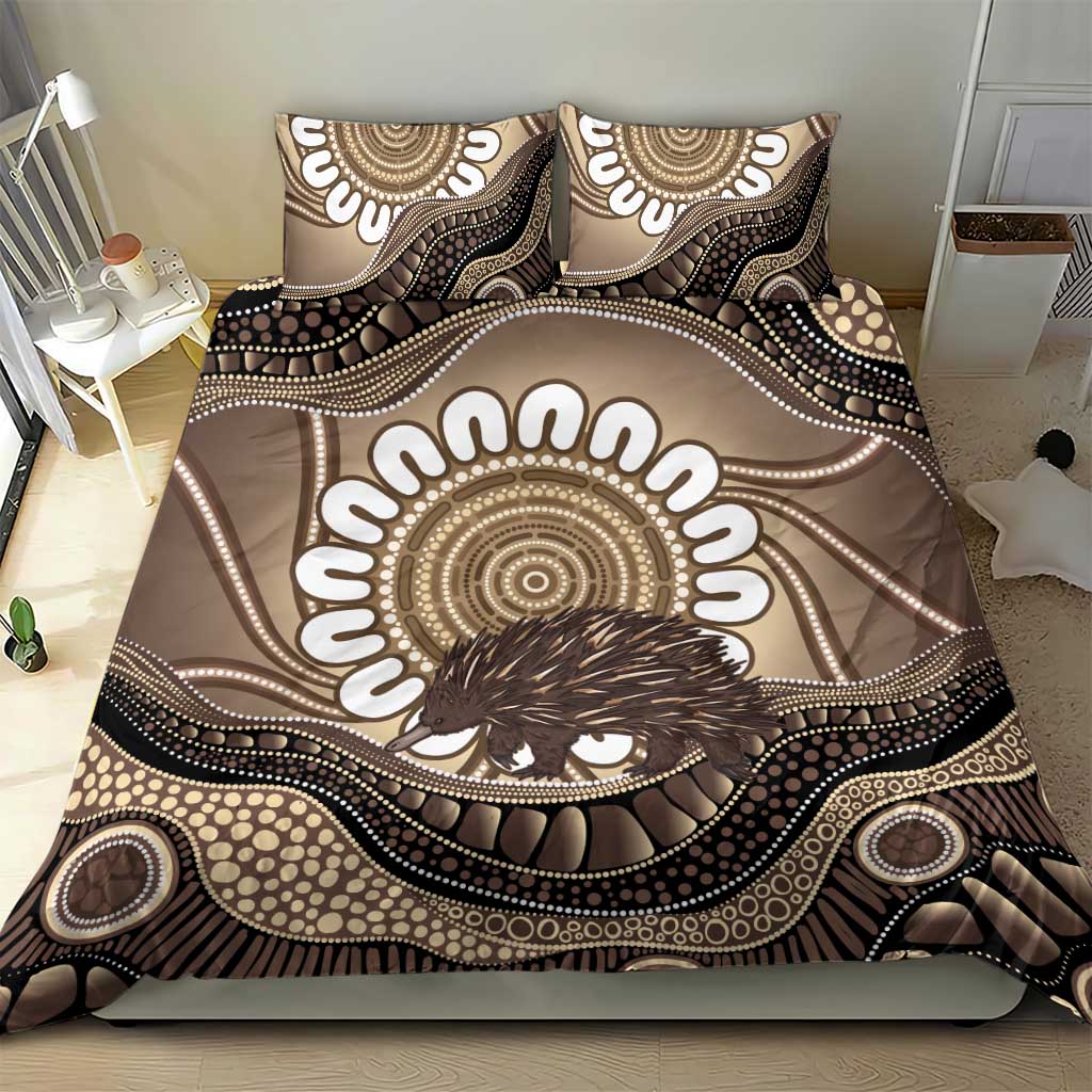 Indigenous Echidna Australia Bedding Set Australian Aboriginal Art Proud