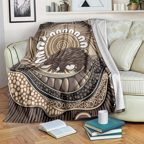 Indigenous Echidna Australia Blanket Australian Aboriginal Art Proud