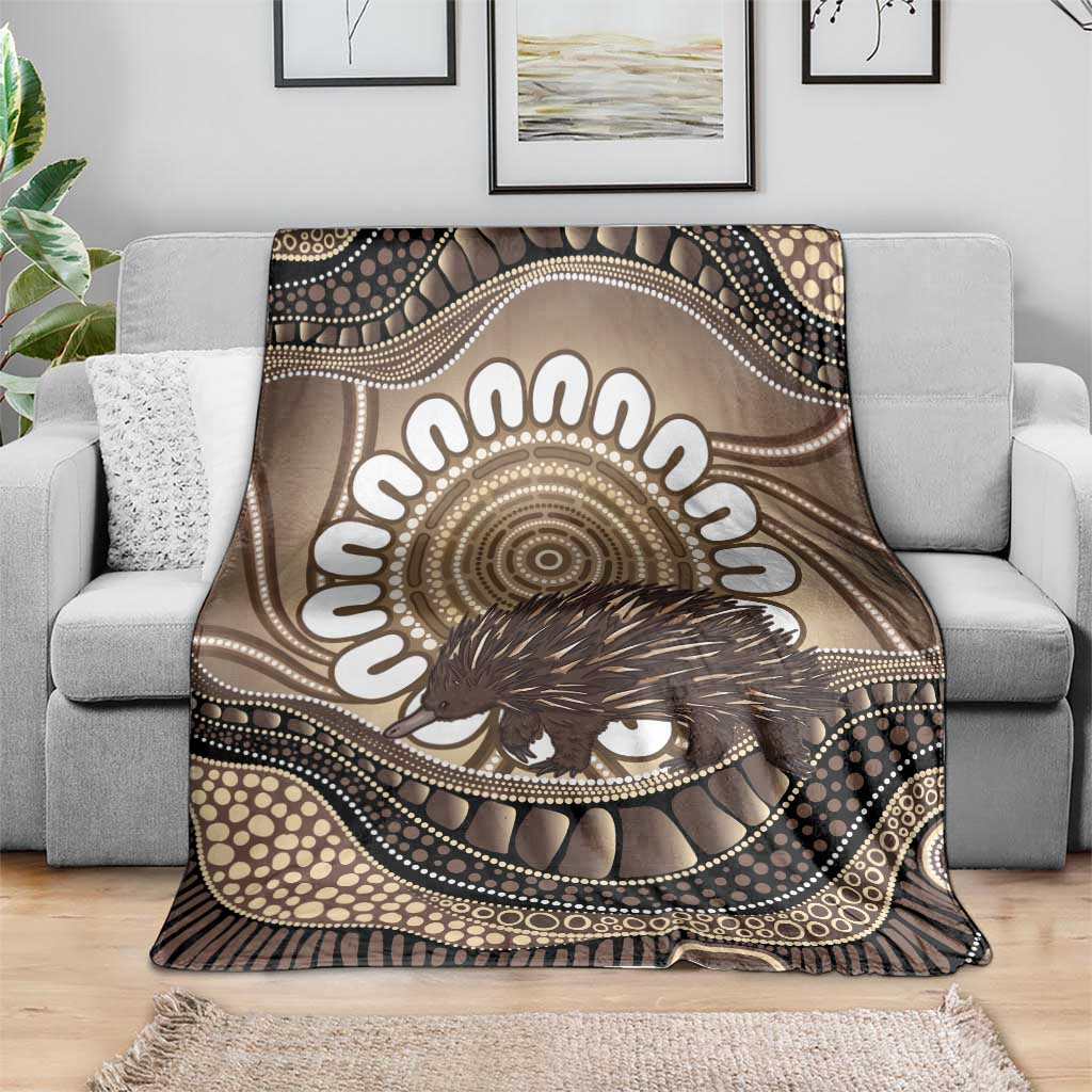 Indigenous Echidna Australia Blanket Australian Aboriginal Art Proud
