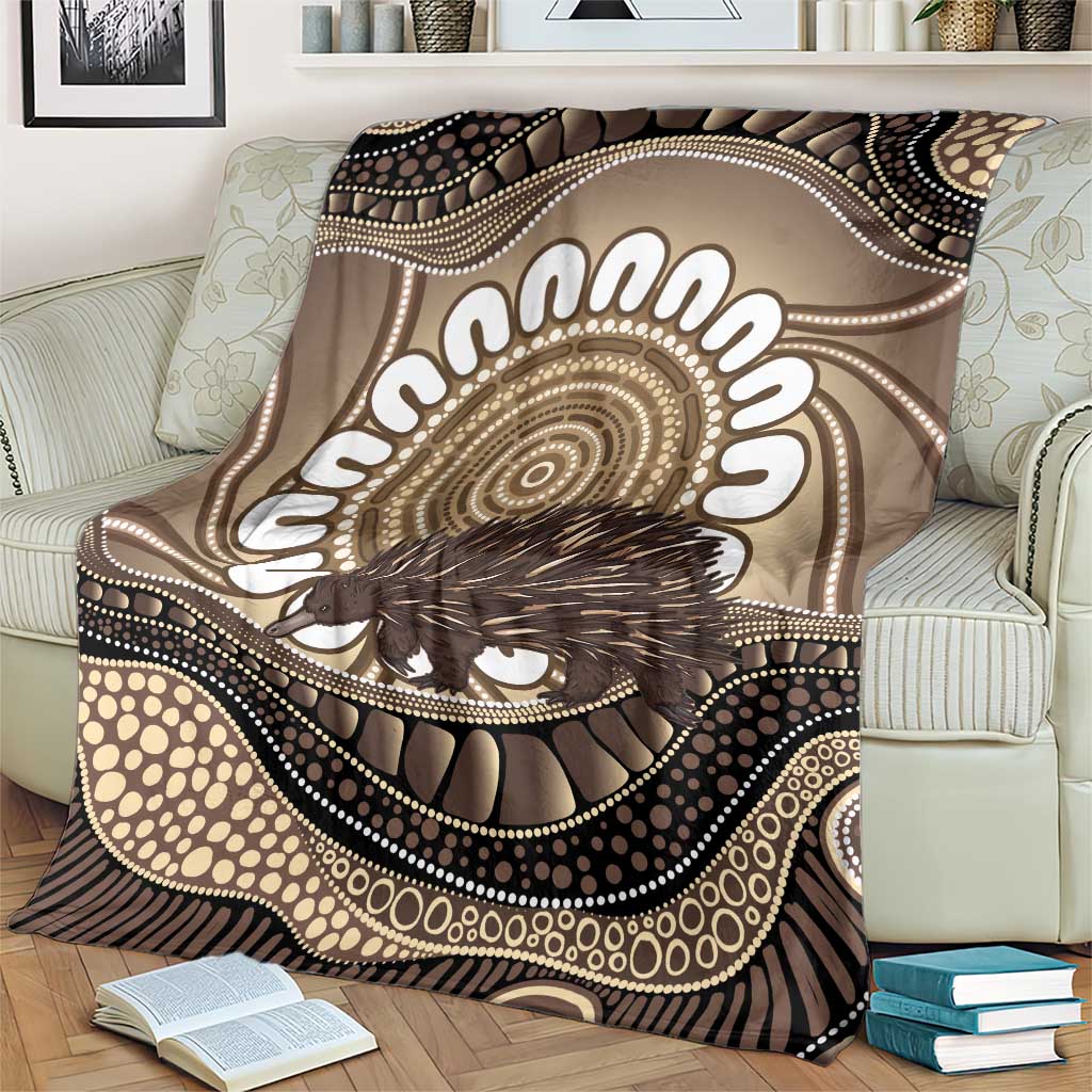 Indigenous Echidna Australia Blanket Australian Aboriginal Art Proud