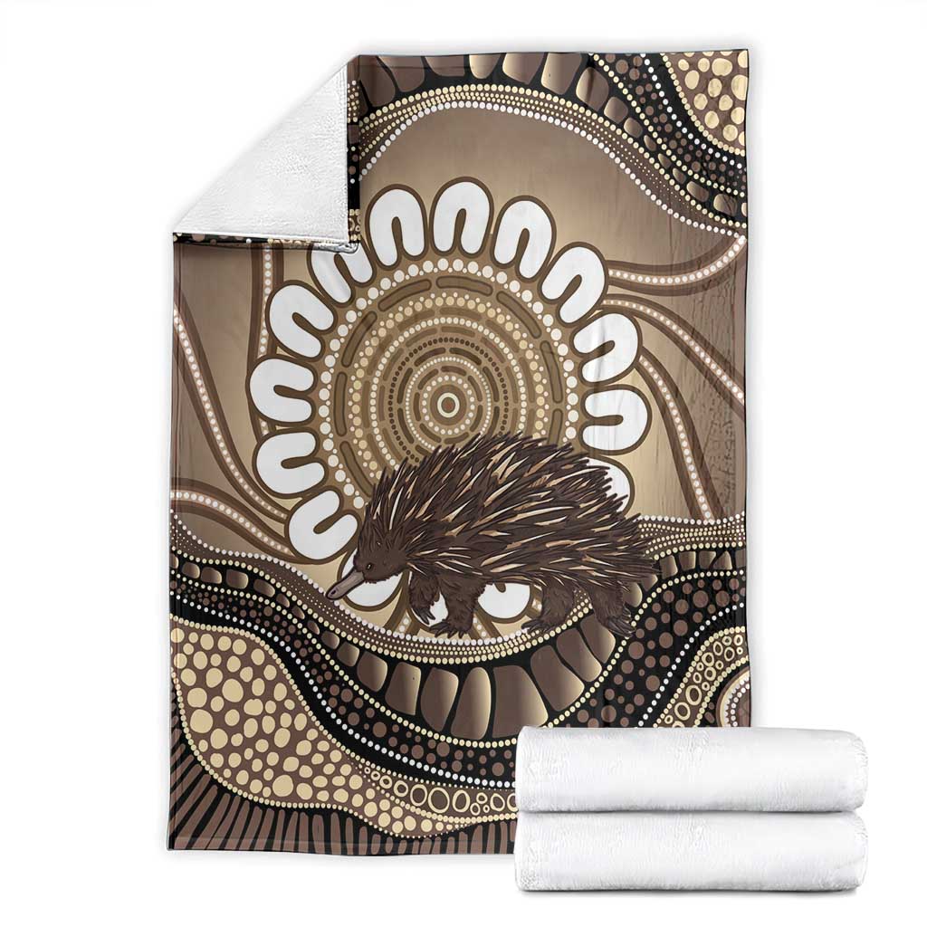 Indigenous Echidna Australia Blanket Australian Aboriginal Art Proud