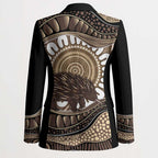 Indigenous Echidna Australia Blazer Australian Aboriginal Art Proud
