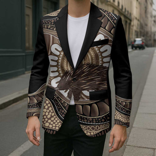 Indigenous Echidna Australia Blazer Australian Aboriginal Art Proud