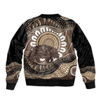 Indigenous Echidna Australia Bomber Jacket Australian Aboriginal Art Proud