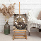 Indigenous Echidna Australia Canvas Wall Art Australian Aboriginal Art Proud