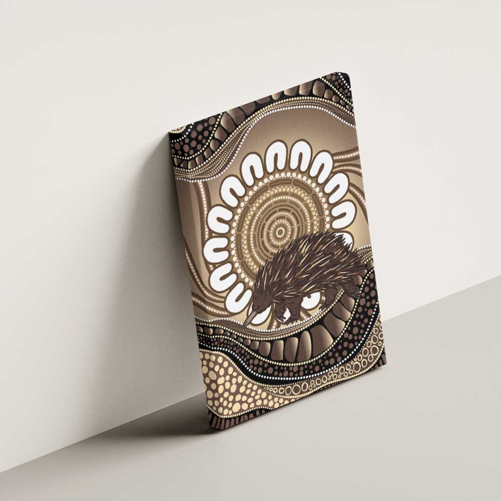 Indigenous Echidna Australia Canvas Wall Art Australian Aboriginal Art Proud