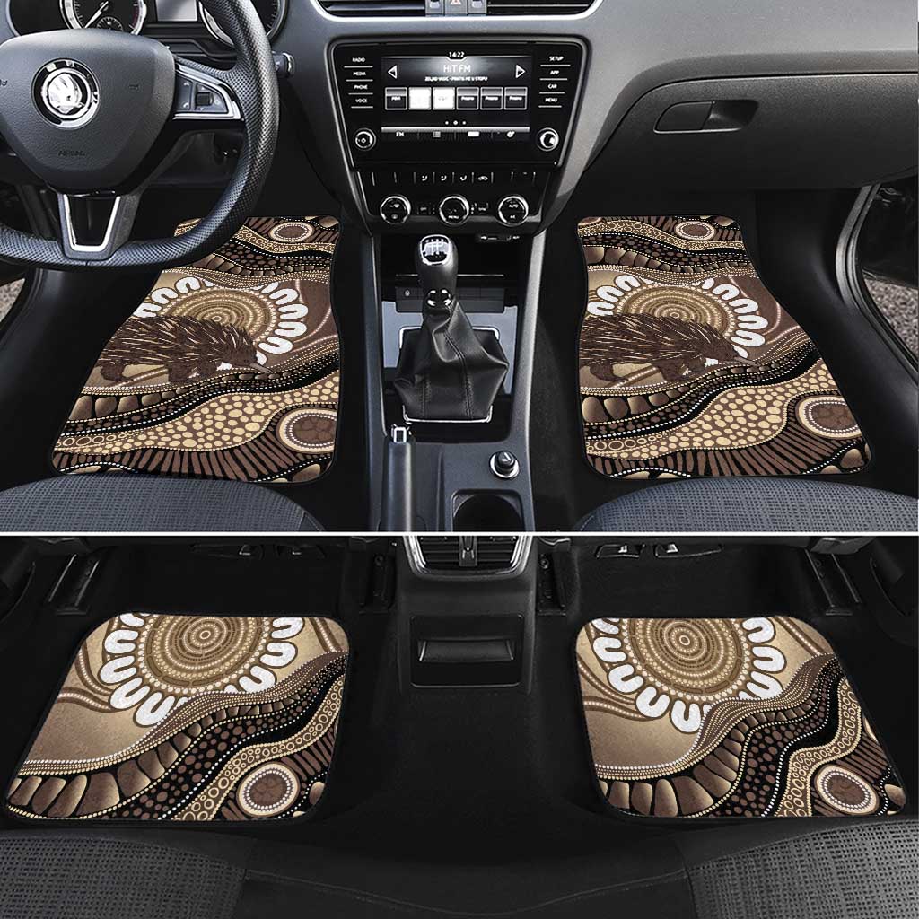 Indigenous Echidna Australia Car Mats Australian Aboriginal Art Proud