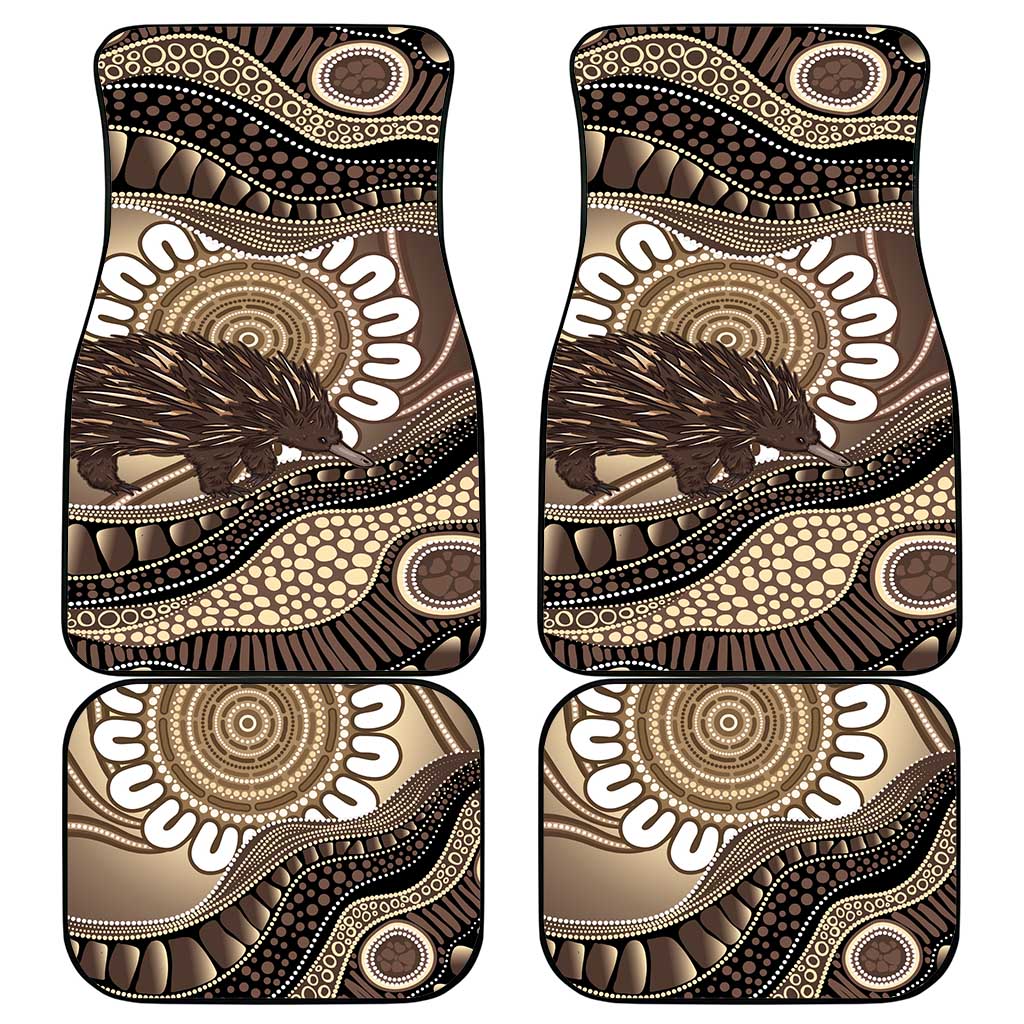 Indigenous Echidna Australia Car Mats Australian Aboriginal Art Proud