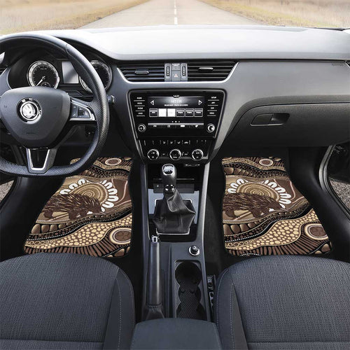 Indigenous Echidna Australia Car Mats Australian Aboriginal Art Proud
