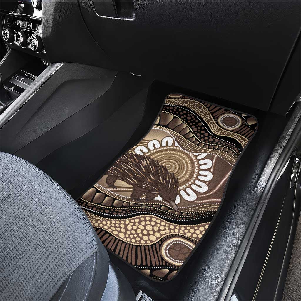 Indigenous Echidna Australia Car Mats Australian Aboriginal Art Proud