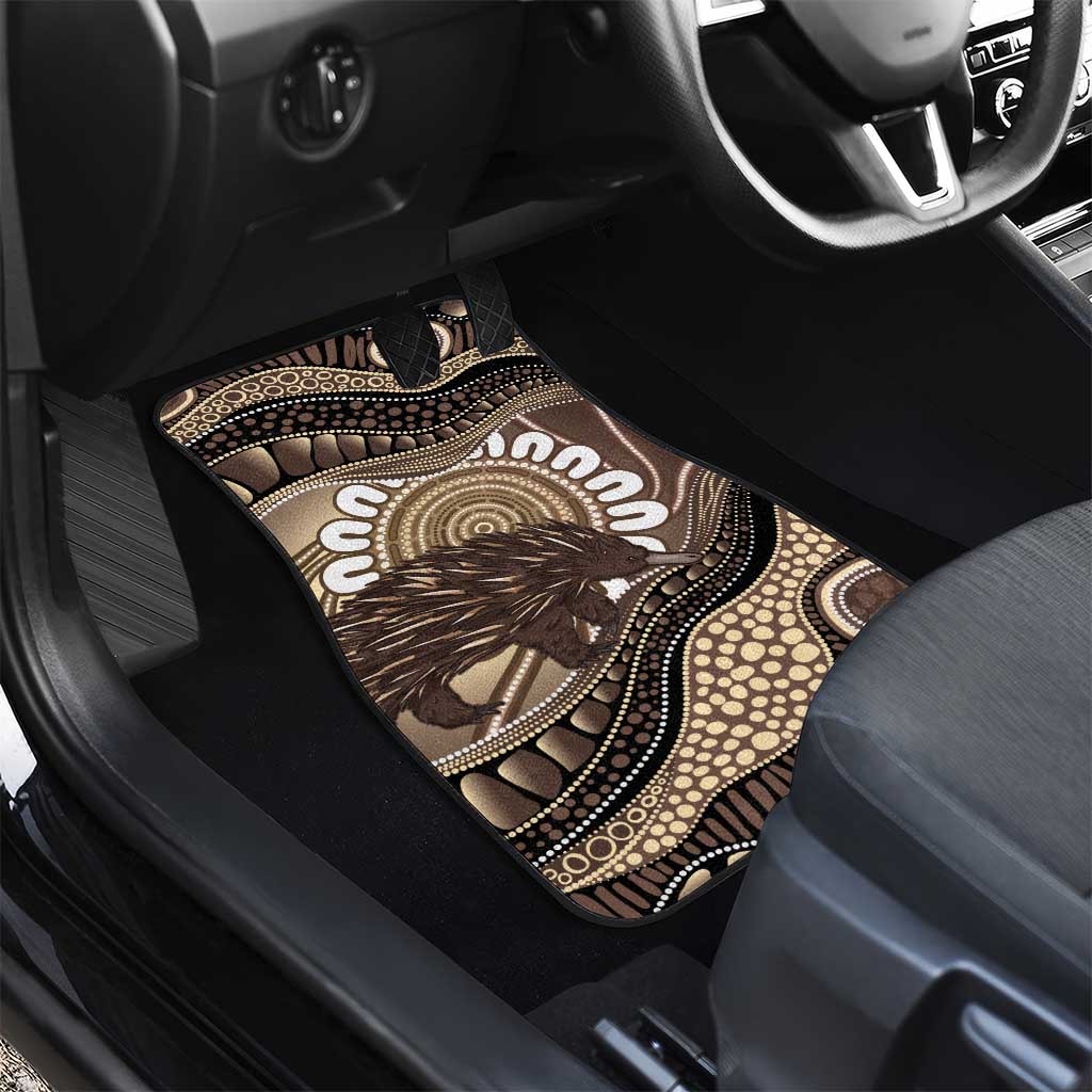 Indigenous Echidna Australia Car Mats Australian Aboriginal Art Proud