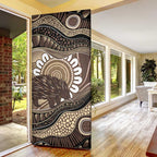 Indigenous Echidna Australia Door Cover Australian Aboriginal Art Proud