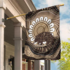 Indigenous Echidna Australia Garden Flag Australian Aboriginal Art Proud