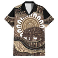 Indigenous Echidna Australia Hawaiian Shirt Australian Aboriginal Art Proud