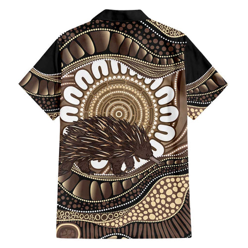Indigenous Echidna Australia Hawaiian Shirt Australian Aboriginal Art Proud