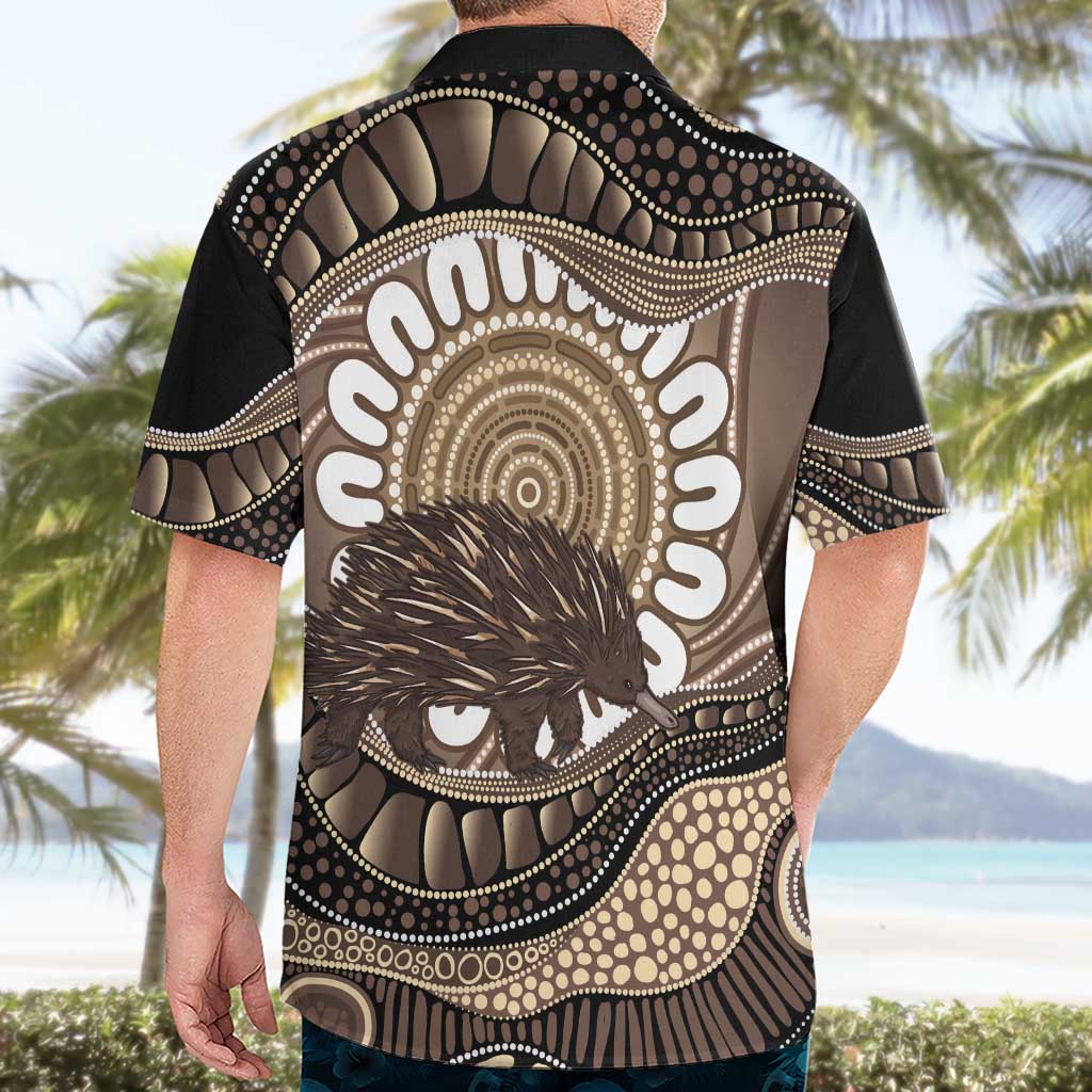 Indigenous Echidna Australia Hawaiian Shirt Australian Aboriginal Art Proud