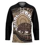 Indigenous Echidna Australia Hockey Jersey Australian Aboriginal Art Proud