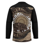 Indigenous Echidna Australia Hockey Jersey Australian Aboriginal Art Proud