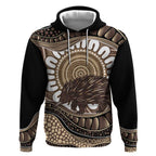 Indigenous Echidna Australia Hoodie Australian Aboriginal Art Proud
