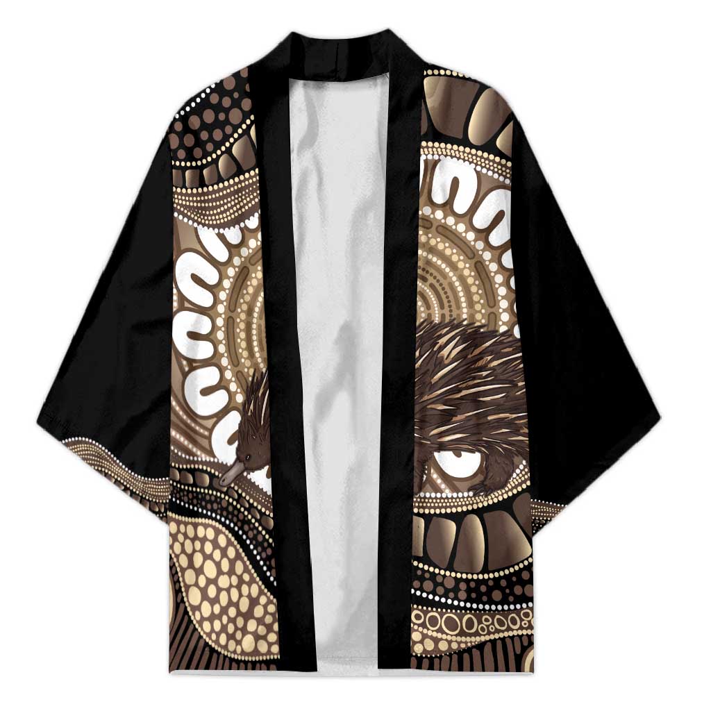 Indigenous Echidna Australia Kimono Australian Aboriginal Art Proud