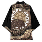 Indigenous Echidna Australia Kimono Australian Aboriginal Art Proud