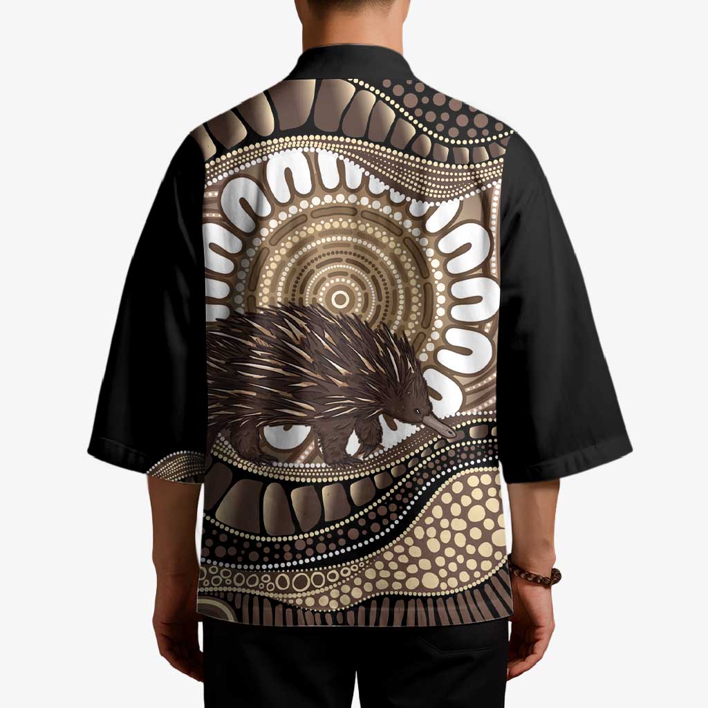 Indigenous Echidna Australia Kimono Australian Aboriginal Art Proud