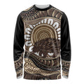 Indigenous Echidna Australia Long Sleeve Shirt Australian Aboriginal Art Proud