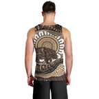 Indigenous Echidna Australia Men Tank Top Australian Aboriginal Art Proud