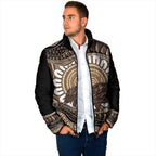 Indigenous Echidna Australia Padded Jacket Australian Aboriginal Art Proud
