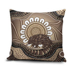 Indigenous Echidna Australia Pillow Cover Australian Aboriginal Art Proud